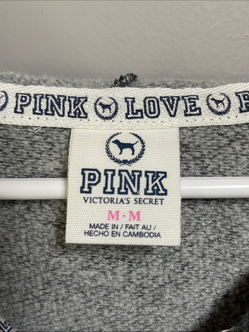 Y2K Vintage Victoria's Secret PINK full-zip hoodie - Picture 2 of 5